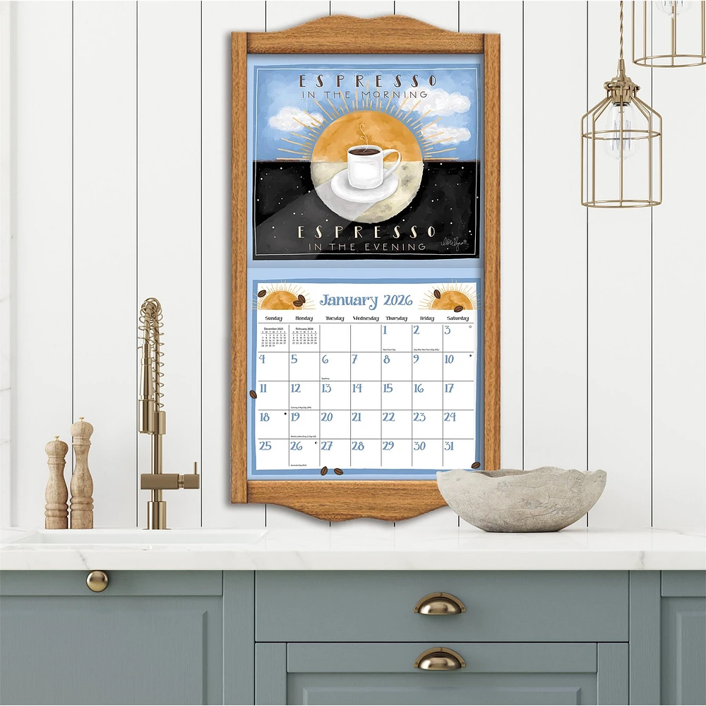 Coffee 2026 Deluxe Wall Calendar - Online Exclusive
