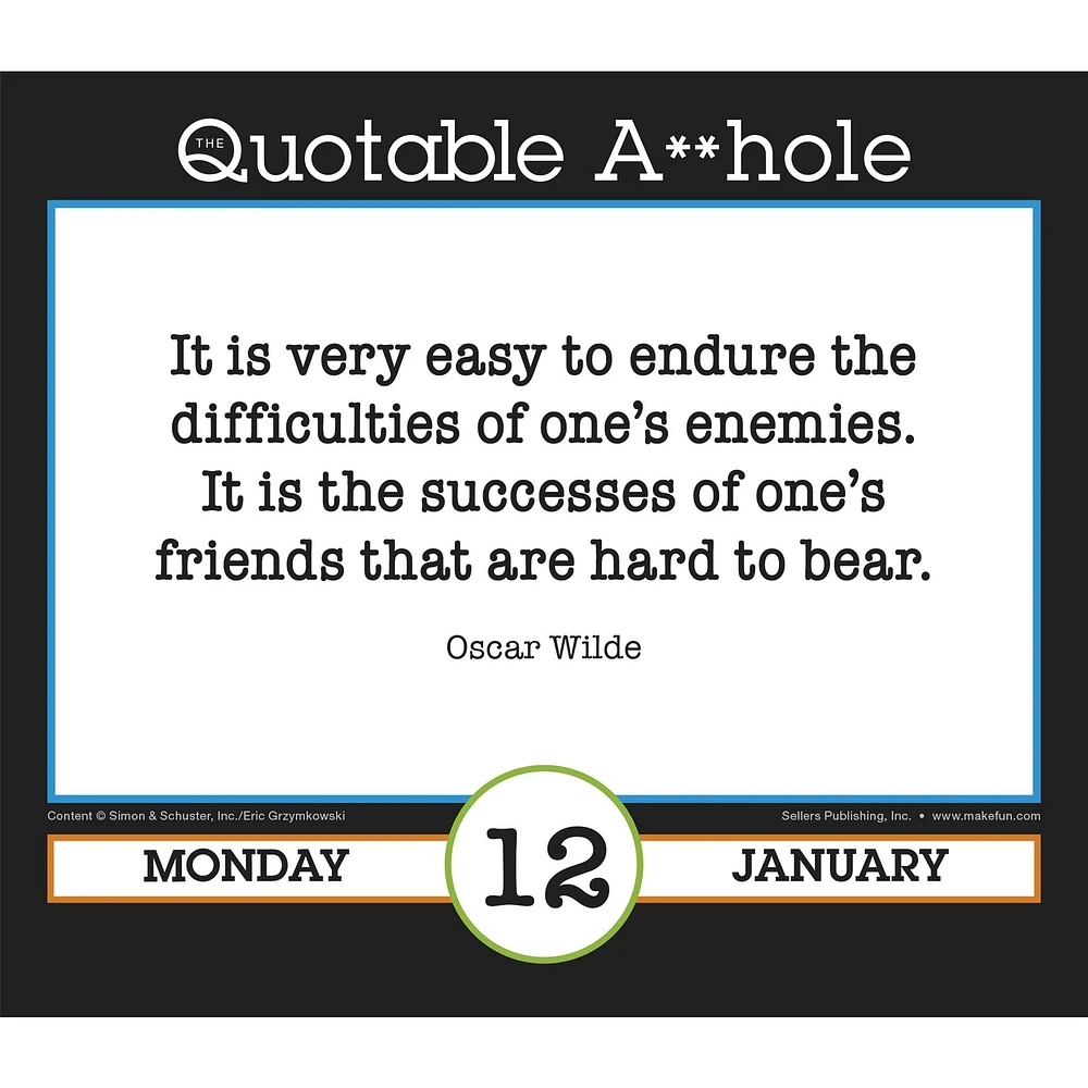 Quotable Ahole 2026 Box Calendar