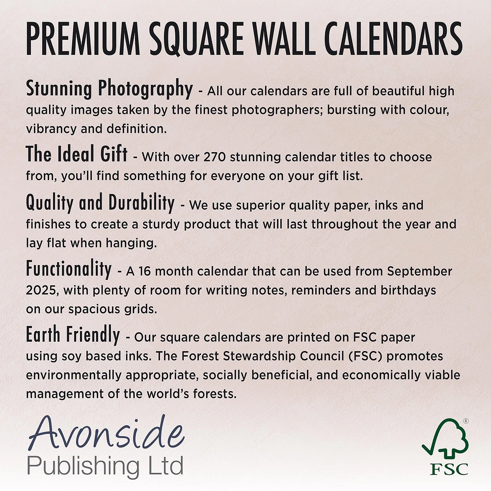 Bearded Collie Wall  2026 Calendar