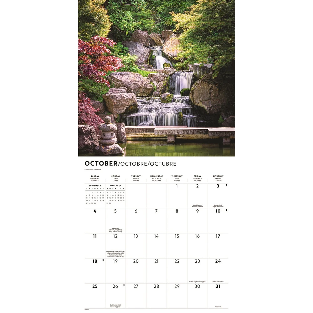 In The Garden 2026 Wall Calendar