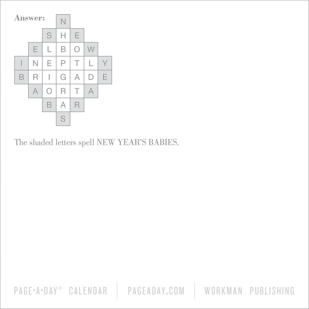 Mensa 365 Brain Puzzlers 2026 Box Calendar