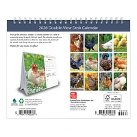 Chickens 2026 Double View Easel Calendar - Online Exclusive