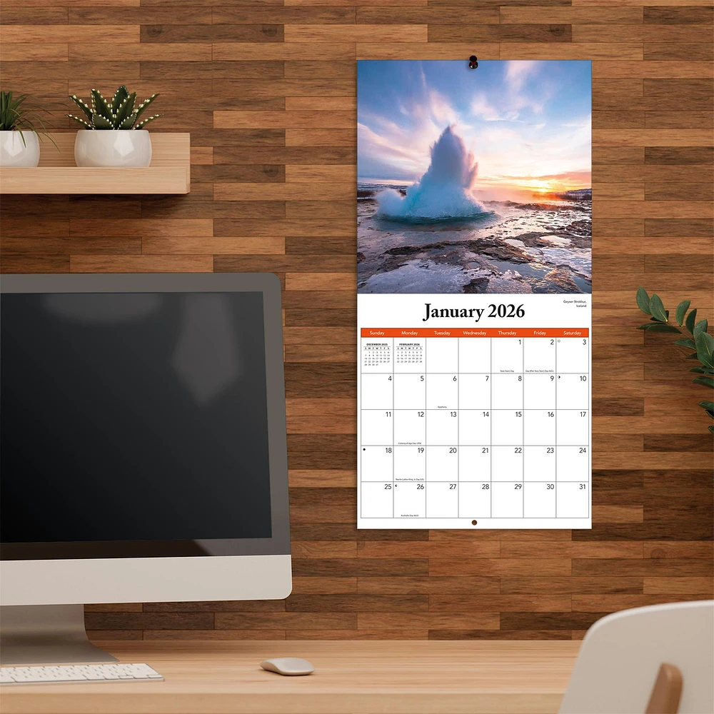 Natures Wonders Mini  2026 Calendar