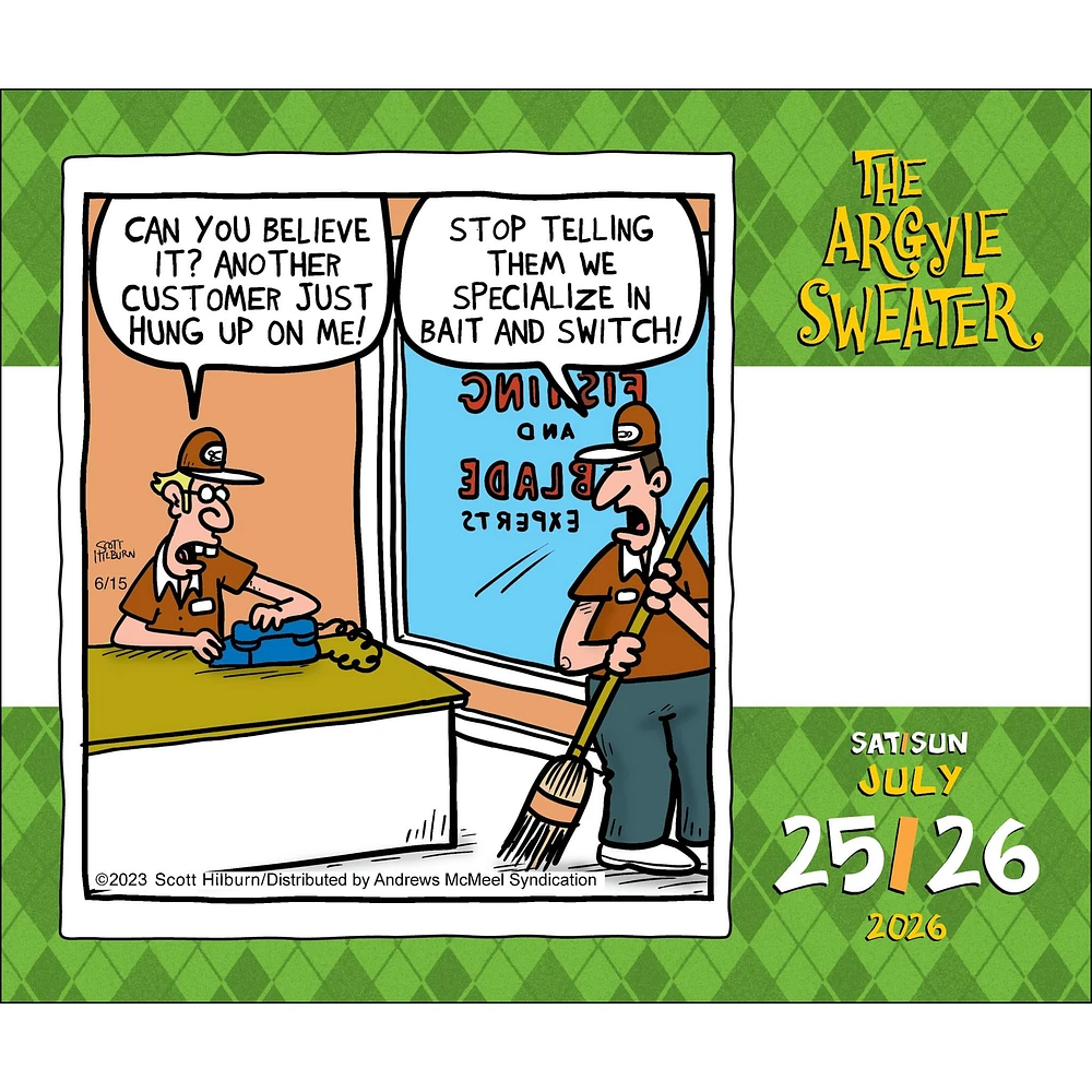 Argyle Sweater 2026 Box Calendar