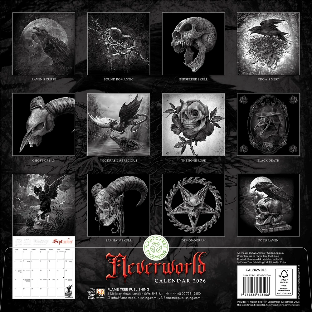 Alchemy: Neverworld 2026 Wall Calendar - Online Exclusive