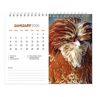 Chickens 2026 Double View Easel Calendar - Online Exclusive