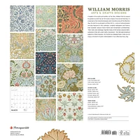 William Morris Arts Crafts Designs Wall 2025 Calendar