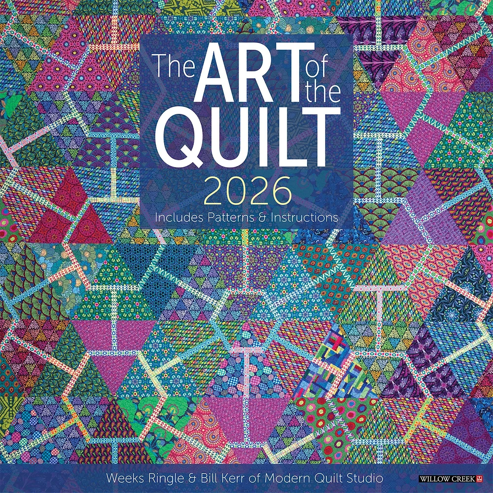 Art Of The Quilt 2026 Wall Calendar