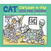 Cat Cartoon A Day By Jonny Hawkins 2026 Box Calendar