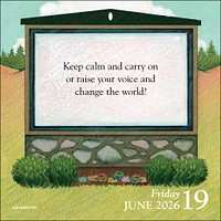 Church Signs 2026 Box Calendar