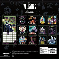 Disney Villains Wall 2025 Calendar