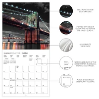 New York Glitz 2026 Wall Calendar