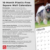 Keeshonden 2026 Wall Calendar