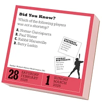 Year Of Baseball Trivia 2026 Box Calendar