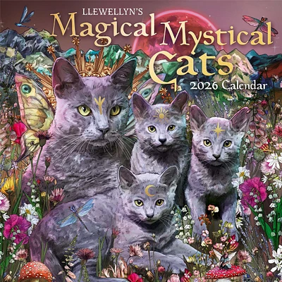Magical Mystical Cats 2026 Wall Calendar