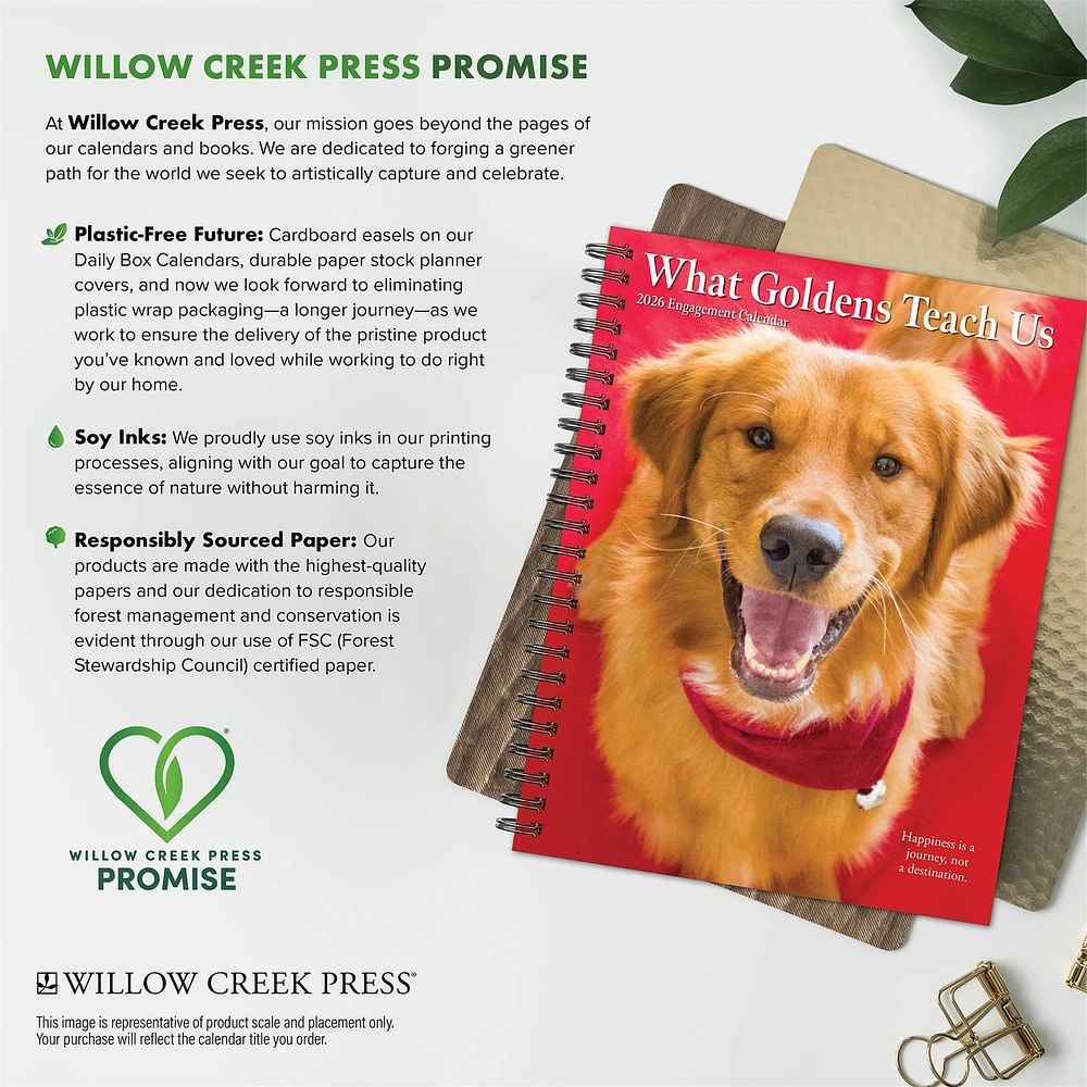 What Goldens Teach Us 2026 Engagement Calendar