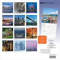 Vancouver 2026 Wall Calendar