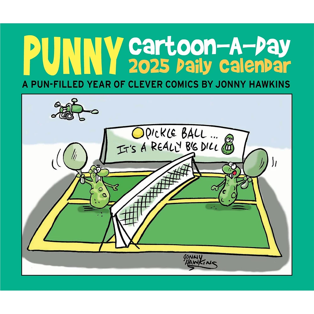 Punny Cartoon A Day By Jonny Hawkins Box 2025 Calendar - Online Exclusive