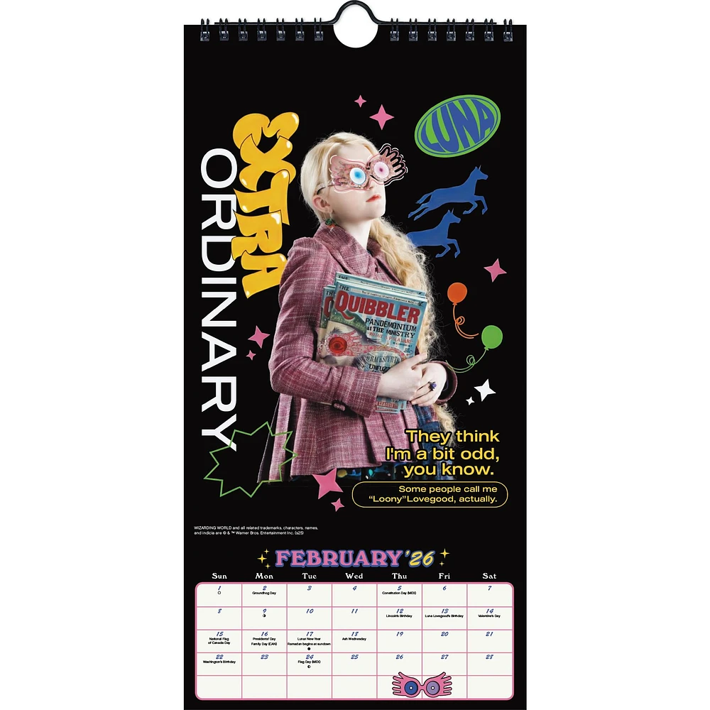 Harry Potter 2026 Mini Poster Calendar - Online Exclusive