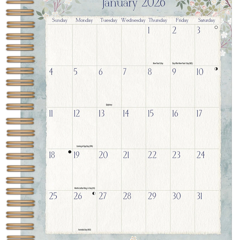 Botanical Gardens File It 2026 Engagement Calendar