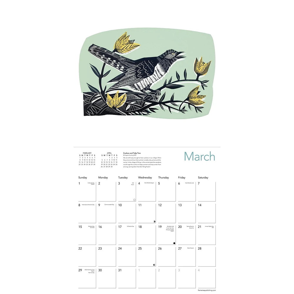 Angela Harding 2026 Wall Calendar - Online Exclusive