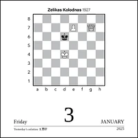 Chess Box 2025 Calendar