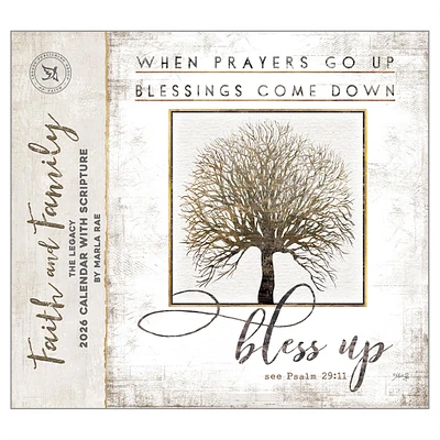 Faith And Family 2026 Deluxe Wall Calendar - Online Exclusive