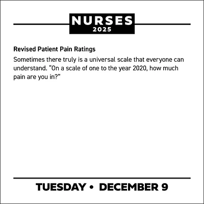 Nurses Box 2025 Calendar