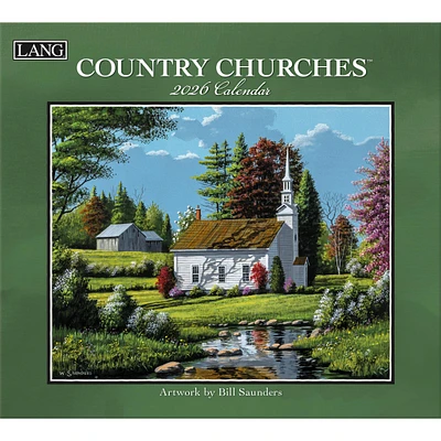 Country Churches 2026 Wall Calendar - Online Exclusive