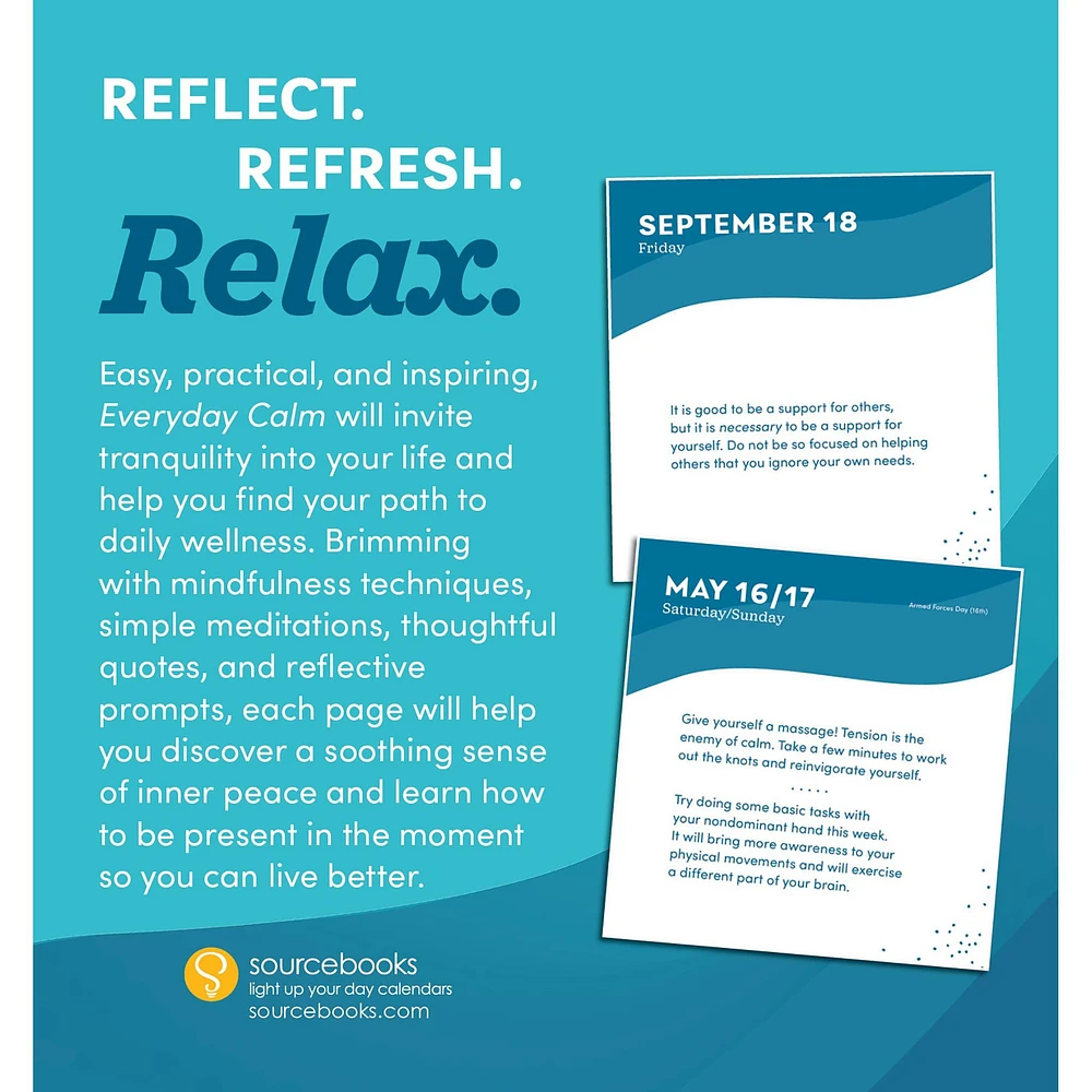 Everyday Calm 2026 Box Calendar - Online Exclusive