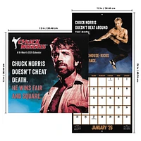 Chuck Norris 2026 Wall Calendar