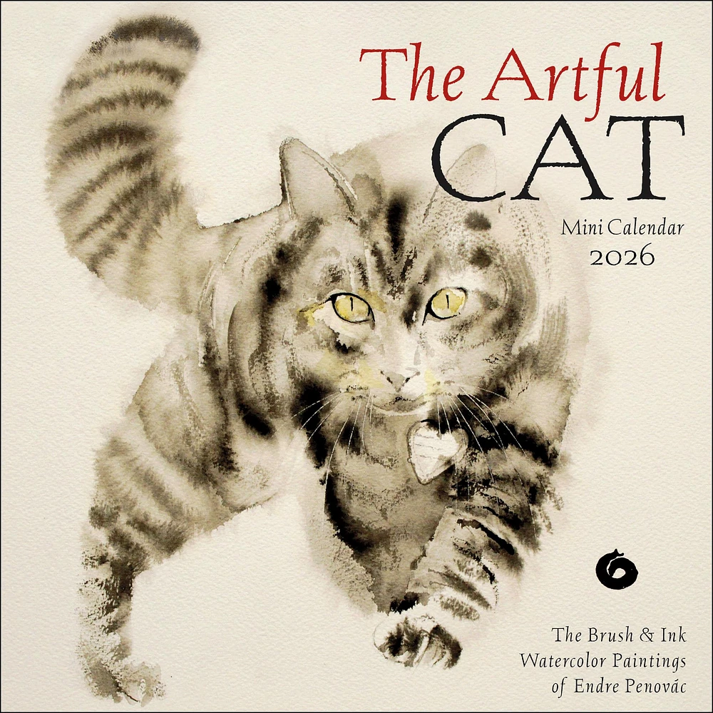 Artful Cat 2026 Mini Calendar