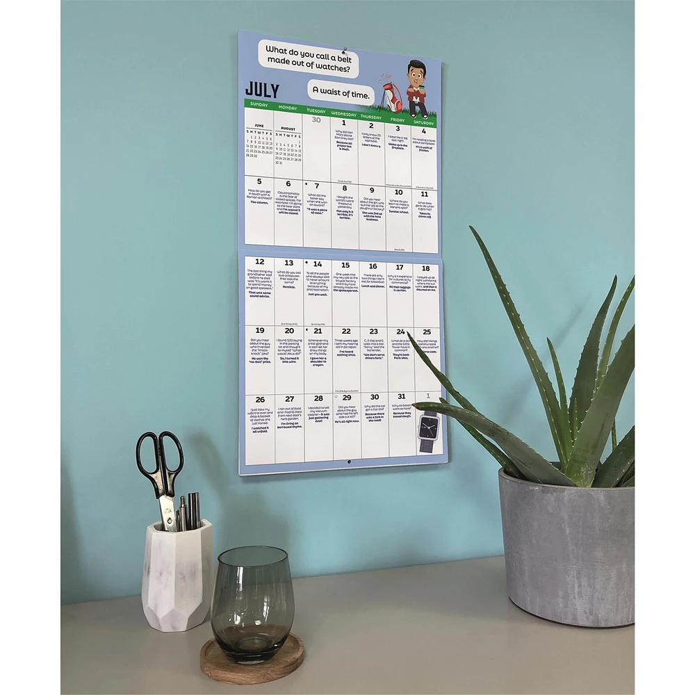King Of The Dad Jokes 2026 Wall Calendar