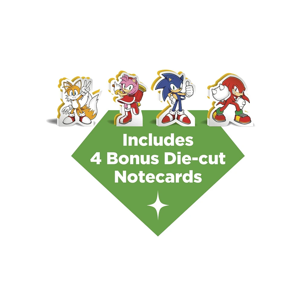 Sonic The Hedgehog 35th Anniversary with Notecards 2026 Deluxe Wall Calendar - Online Exclusive