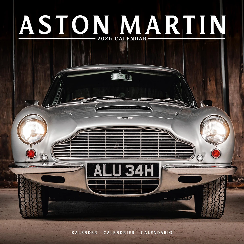 Aston Martin 2026 Wall Calendar - Online Exclusive