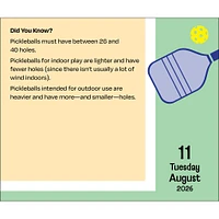 Lighter Side Of Pickleball 2026 Box Calendar - Online Exclusive