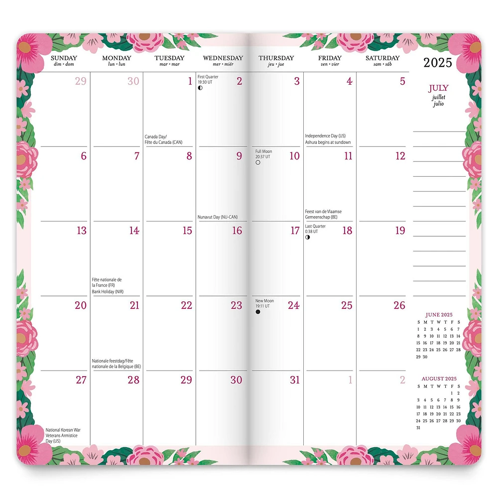 Bonnie Marcus 2 Yr Pocket Planner 2025 Calendar