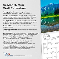 British Columbia 2026 Mini Calendar