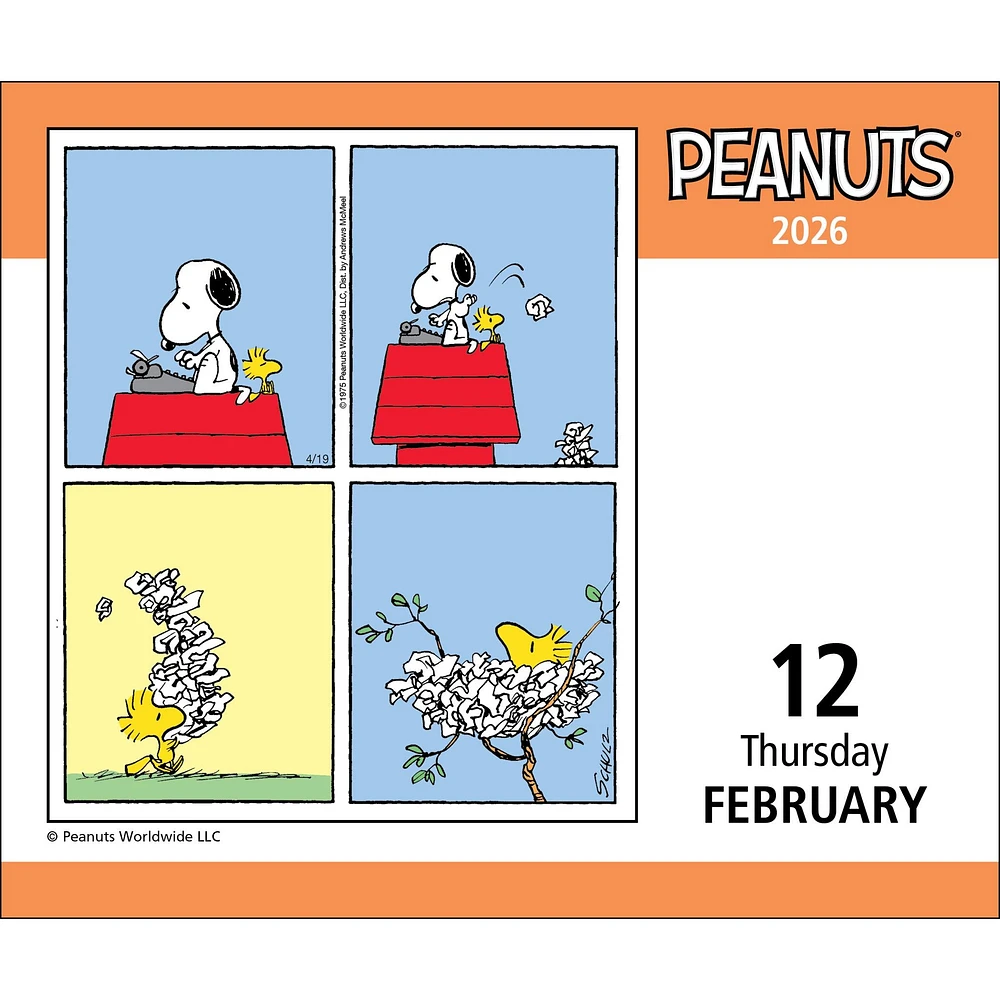 Peanuts® 2026 Box Calendar