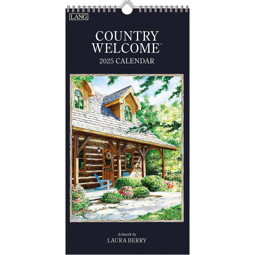 Country Welcome Slim 2025 Calendar