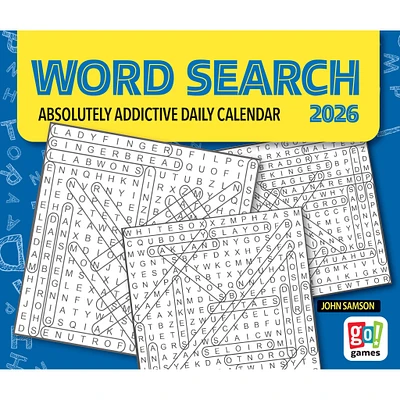 Word Search 2026 Box Calendar