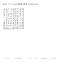 Sudoku 2026 Box Calendar