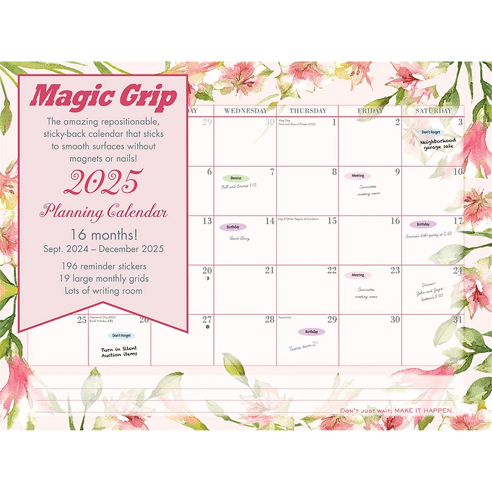 Super Jumbo Magic Grip 2025 Calendar