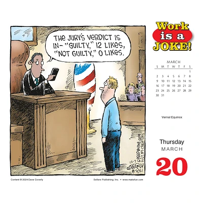 Work Is A Joke Daily Workplace Humor Box 2025 Calendar