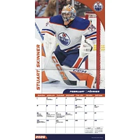 NHL Edmonton Oilers Bilingual 2026 Wall Calendar