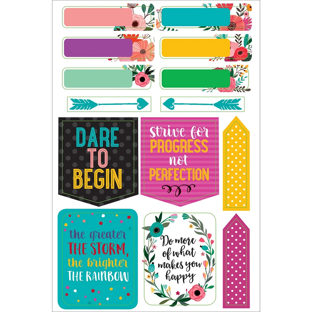 Wake Up Kick Ass Planner Stickers