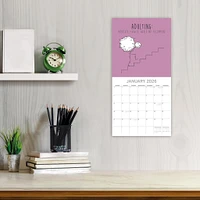 Scary Reality Of Adulting 2026 Wall Calendar