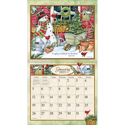 Bountiful Blessings Special Edition with Print Wall 2025 Calendar