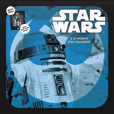 Star Wars Exclusive with Print 2026 Wall Calendar