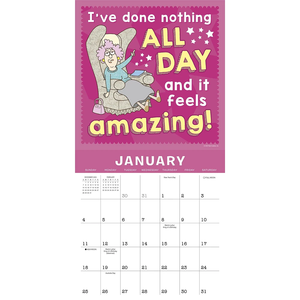Aunty Acid 2026 Wall Calendar - Online Exclusive